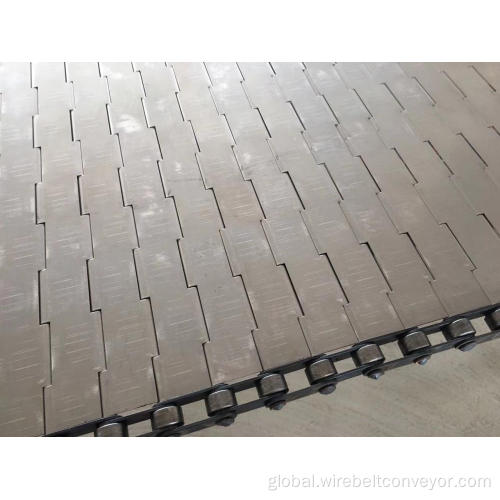 Mesh-top Chain Plate Belt Metal Plate Chain Belt For Conveying Heavy Loads Manufactory